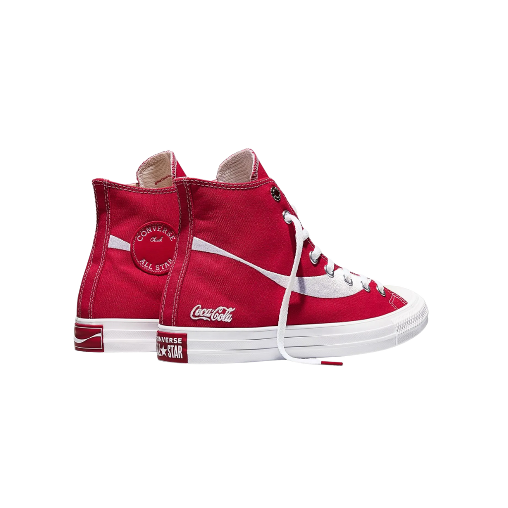 Unisex Converse X Coca-Cola Chuck Taylor All Star High Top Racing Red