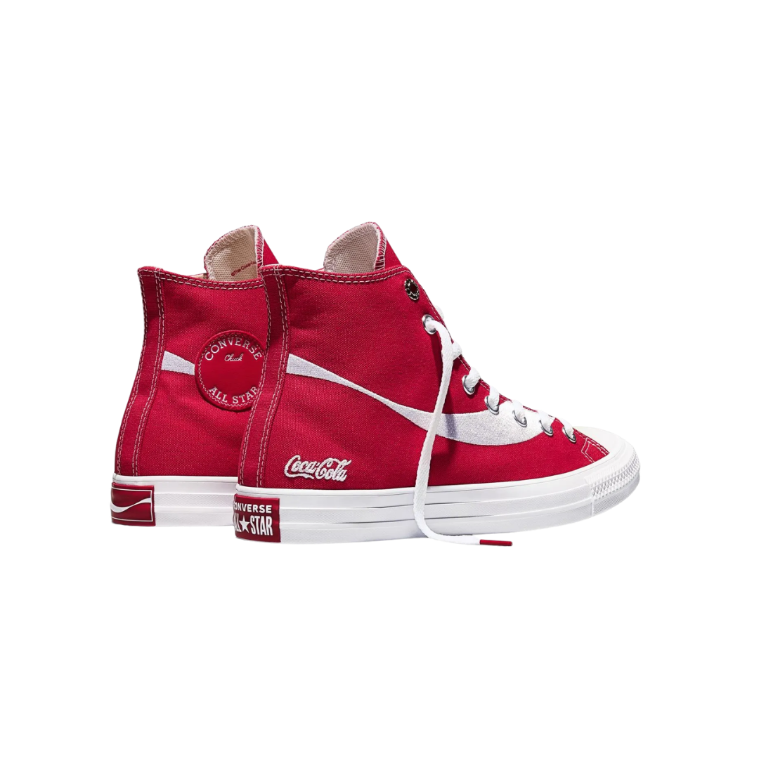 Unisex Converse X Coca-Cola Chuck Taylor All Star High Top Racing Red